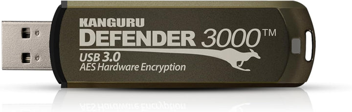 Kanguru Defender 3000 Speicherstick USB 3.0, schwarz schwarz 16G 16 gb, 16 gb