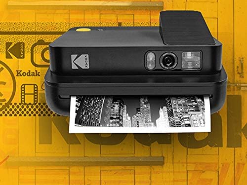 KODAK Smile Classic Sofortbilddigitalkamera + Bluetooth (Rot), 16MP, 35 Drucke/Aufladung – Starter-P