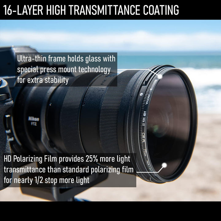 Filter Hoya HD MkII CIR-PL 55mm 55mm CIR-PL, 55mm CIR-PL