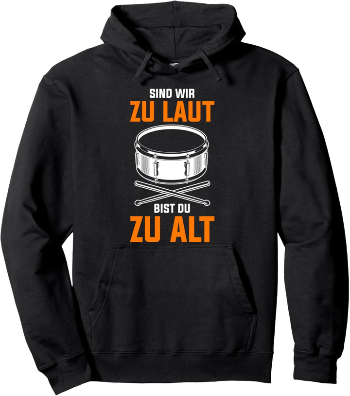 Trommel Musikband Drummer Drumsticks Trommeln Pullover Hoodie