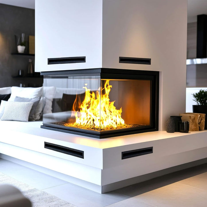 ADGO Kamingitter Luft, Lüftungsgitter, Warmluftgitter, Abluftgitter für Kamin Belüftung, Verdeckter