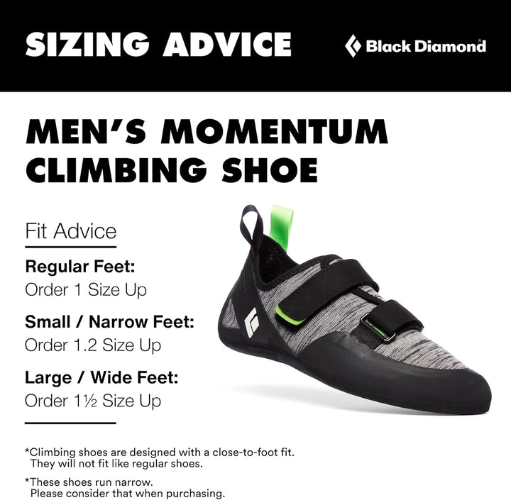 Black Diamond Herren M Momentum Kletterschuhe Wanderschuh 45 EU Schwarz, 45 EU Schwarz