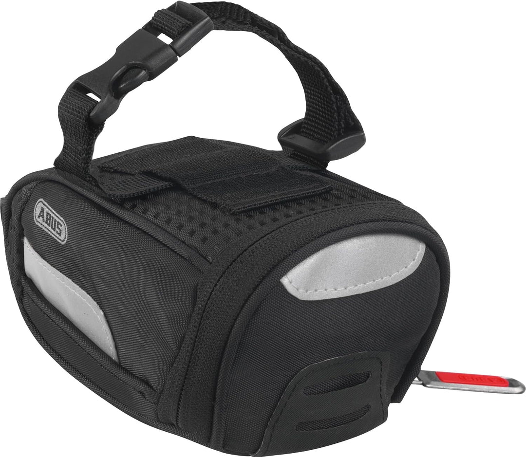 ABUS Satteltasche Oryde ST 2085 KF - Fahrradtasche mit Regenschutz - 145 mm x 75 mm - 0,7 Liter Fass