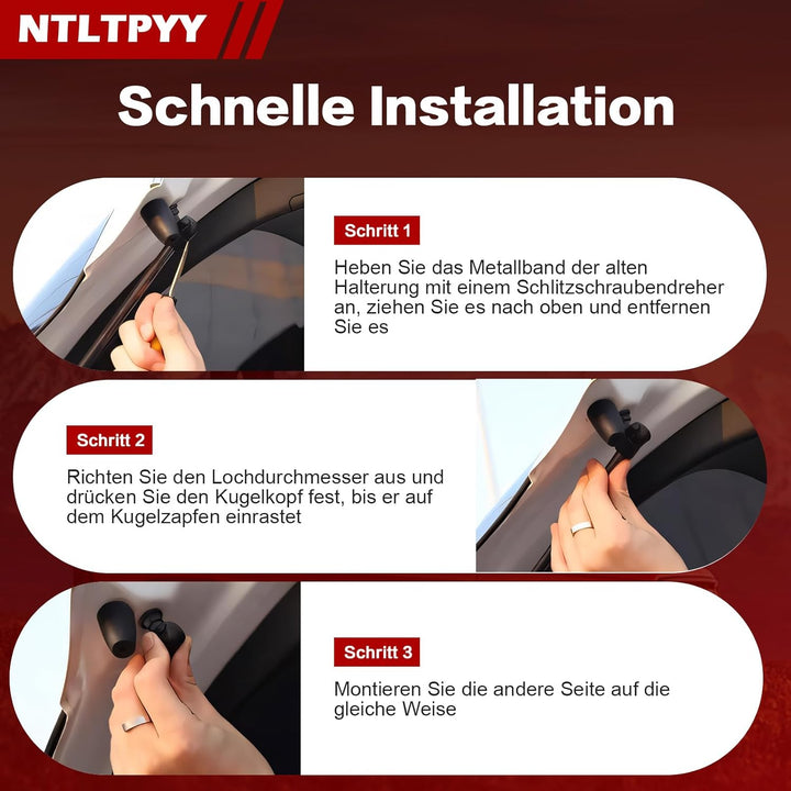 Heckklappen Gasdruckfeder Kompatibel mit Volkswagen Golf VI 2008-2013 Golf VI Van 2008-2012, 2 Stück