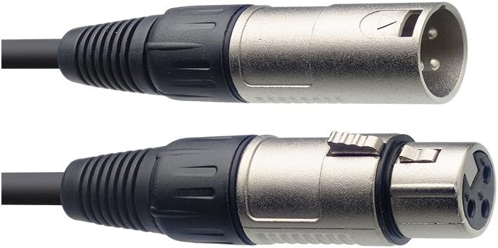 Behringer SB 78A & Stagg 3M Mikrofon Kabel, 1x XLR Stecker - 1x XLR Buchse, schwarz SB 78A Bundle mi