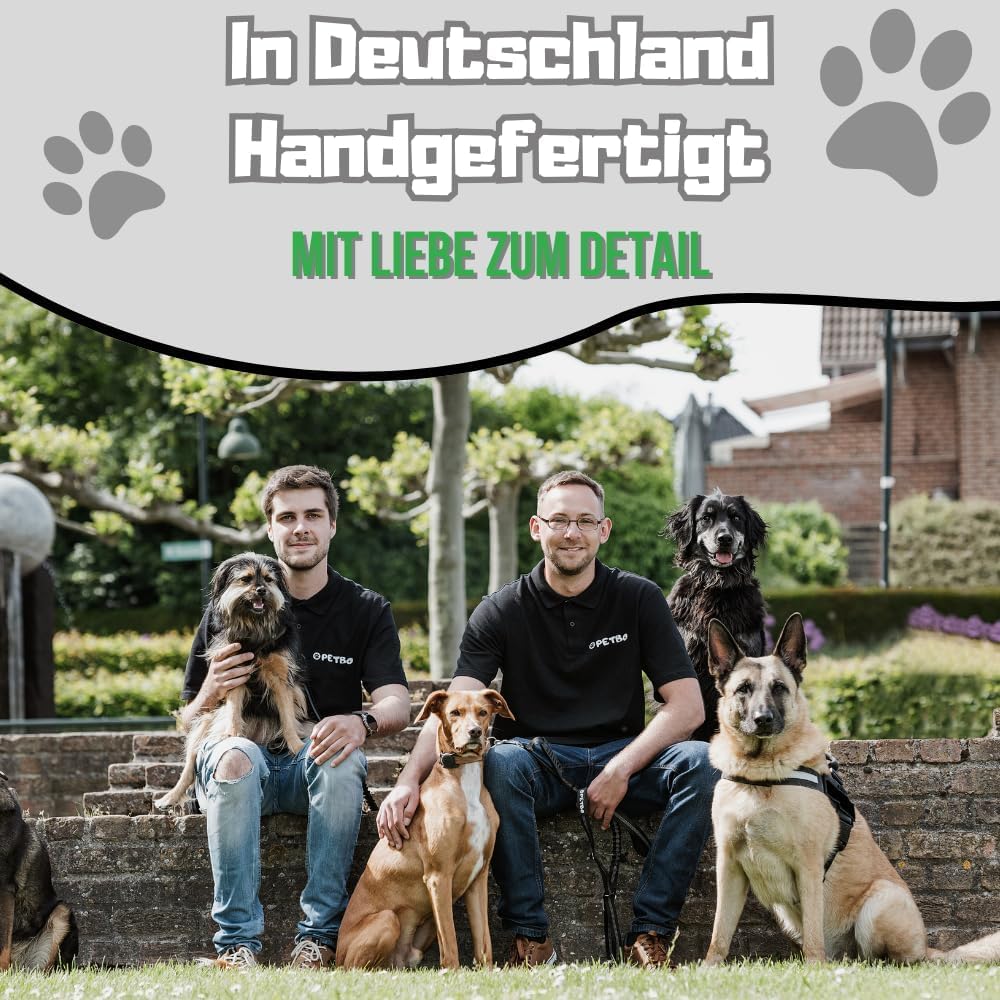 2m Biothane Führleine mit Handschlaufe | 19mm Breite für kleine, mittelgrosse & grosse Hunde | weich