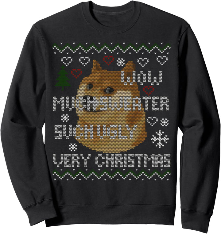Doge Meme Ugly Christmas Sweatshirt