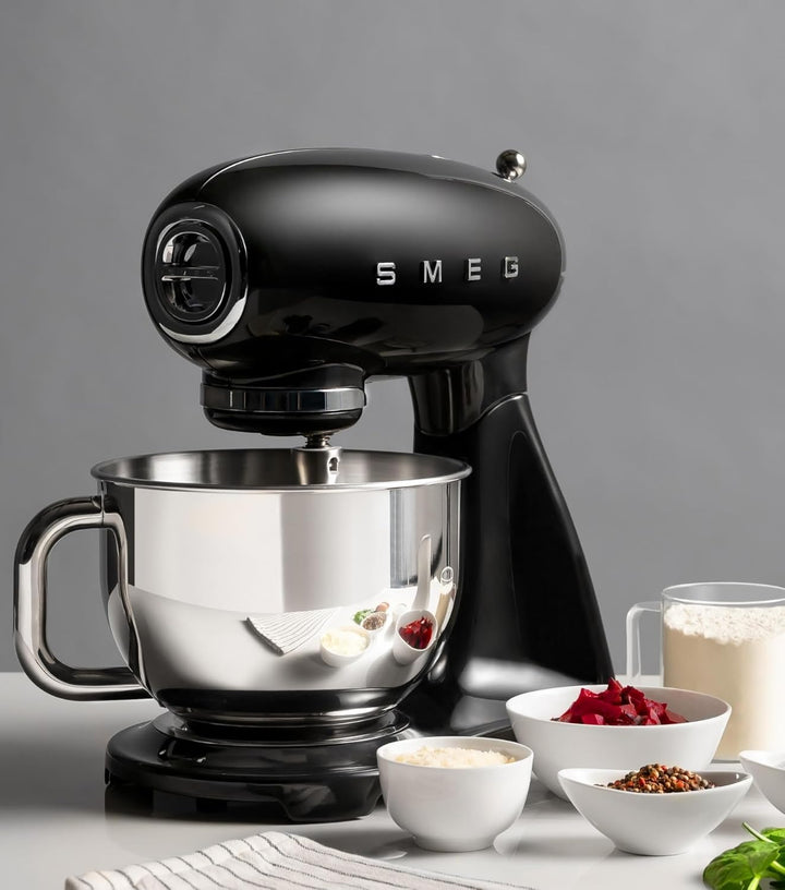 SMEG, SMF03GREU Küchenmaschine, 10 Geschwindigkeitsstufen, Planetenrührwerk, Sicherheitsabschaltung,