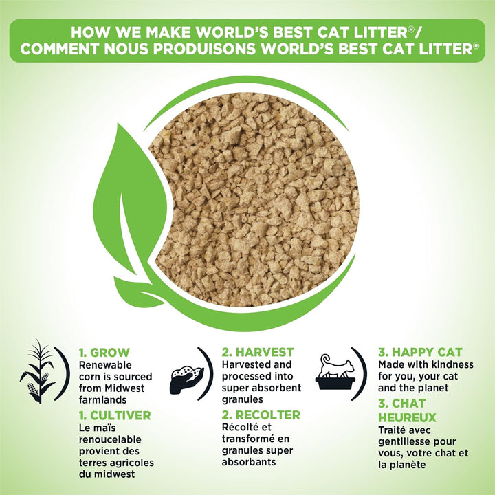 World's Best Cat Litter, klumpend, biologisch abbaubar, Original 12,7 kg