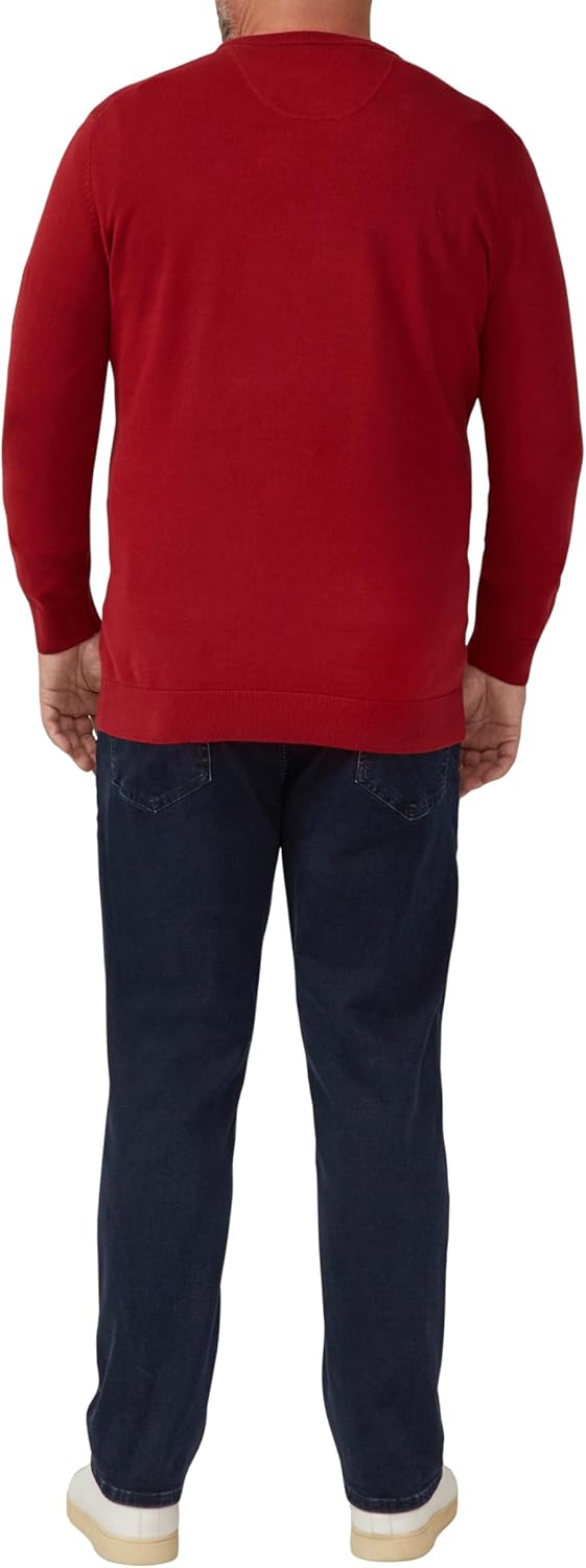 s.Oliver Pullover mit Crew Neck Herren 3XL 3626_rot, 3XL 3626_rot