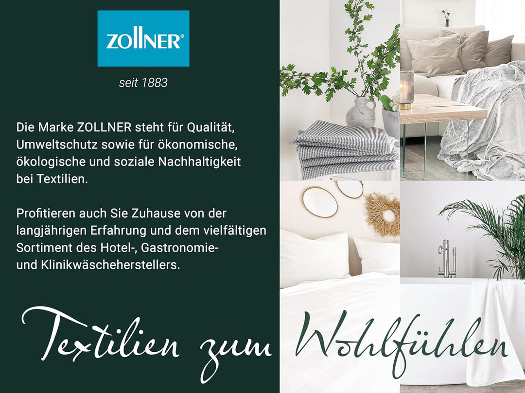ZOLLNER 6er Set Handtücher, 50x100 cm, Baumwolle, Kochfest, apfelgrün 50 x 100 cm Grün, 50 x 100 cm
