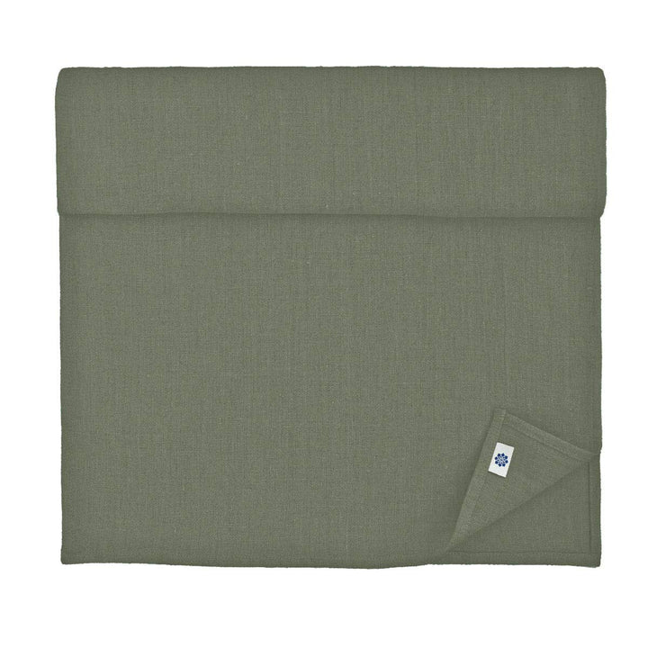 Linen & Cotton Tischläufer Stoff Tischband Tischdeko Hygge 100% Leinen, Grau (40 x 350 cm) Lang Läuf