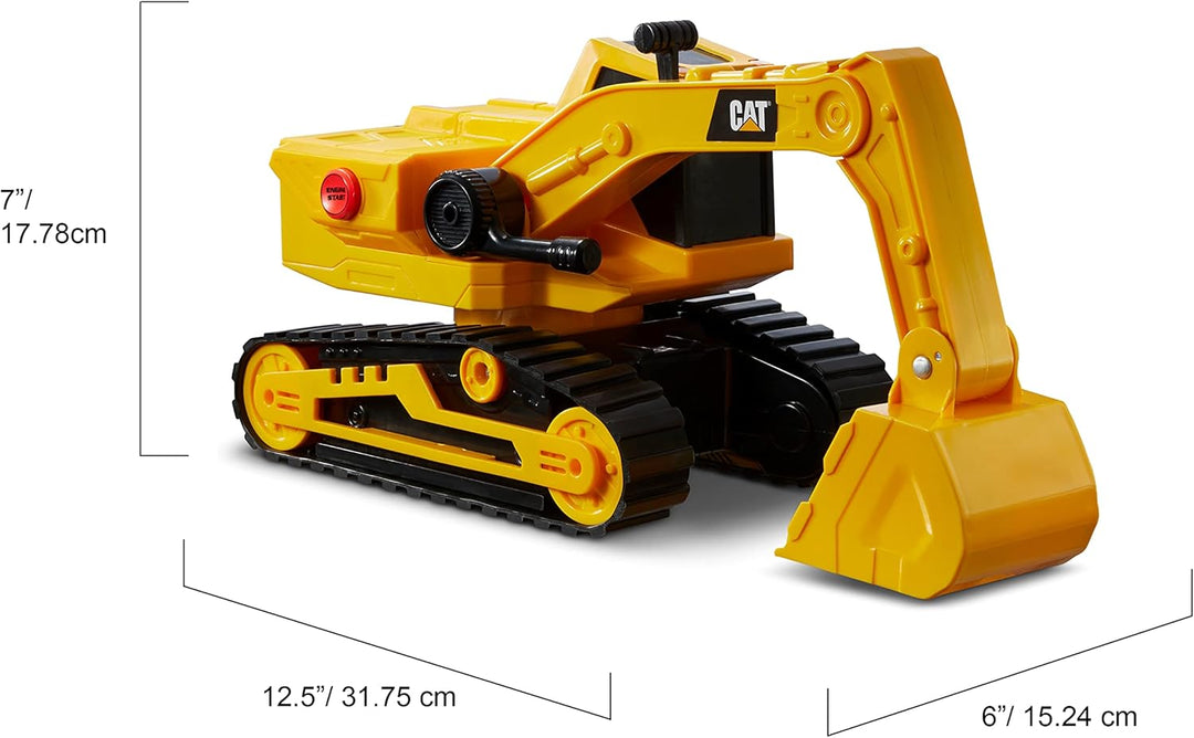 CatToysOfficial | Klassische Version Power Haulers Bagger Spielzeug | Echte Lichter &amp; Geräusche, Bew