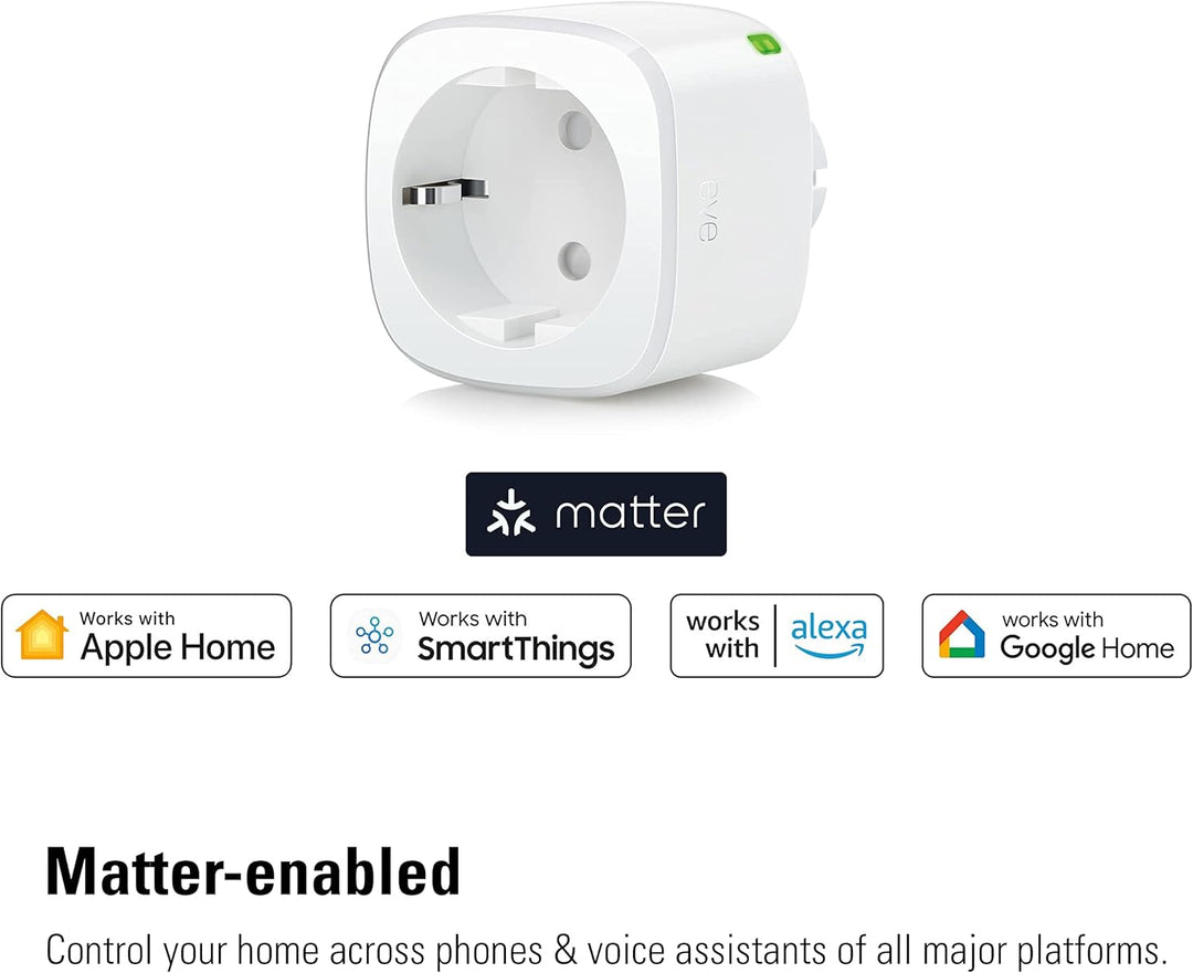 Eve Light Switch – Smarter Lichtschalter & Energy Matter – Smarte Steckdose Eve Light Switch Bundle