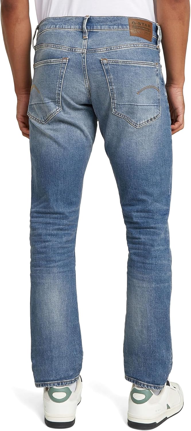 G-STAR RAW Herren 3301 Tapered Jeans 32W / 30L Blau (Worn in Azure 51003-b631-a795), 32W / 30L Blau