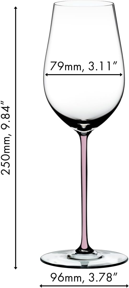 Riedel Fatto A Mano Riesling Glas, 1 Stück, Pink, Riesling