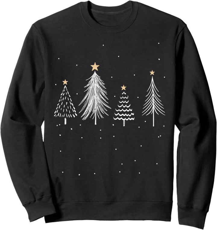 Weihnachten dezent Weihnachtsbaum Sweatshirt