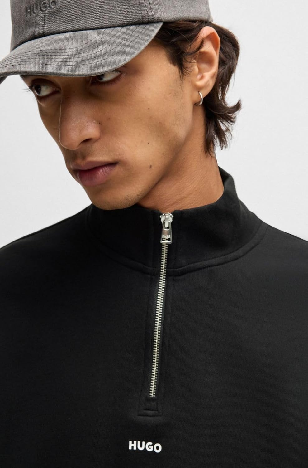 HUGO Herren Durty Sweatshirt XS Black1, XS Black1