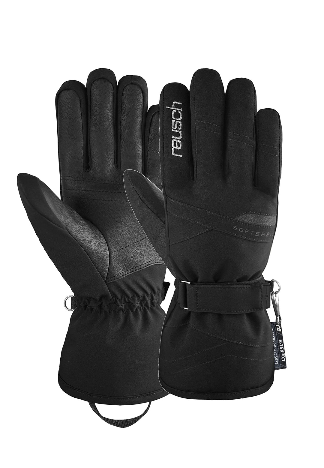 Reusch Damen Fingerhandschuhe Hellen R-TEX XT 7702 Black / Silver 6, 7702 Black / Silver 6
