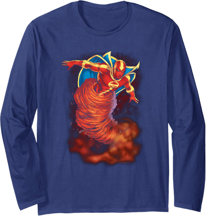 Justice League Red Tornado Cloud Langarmshirt