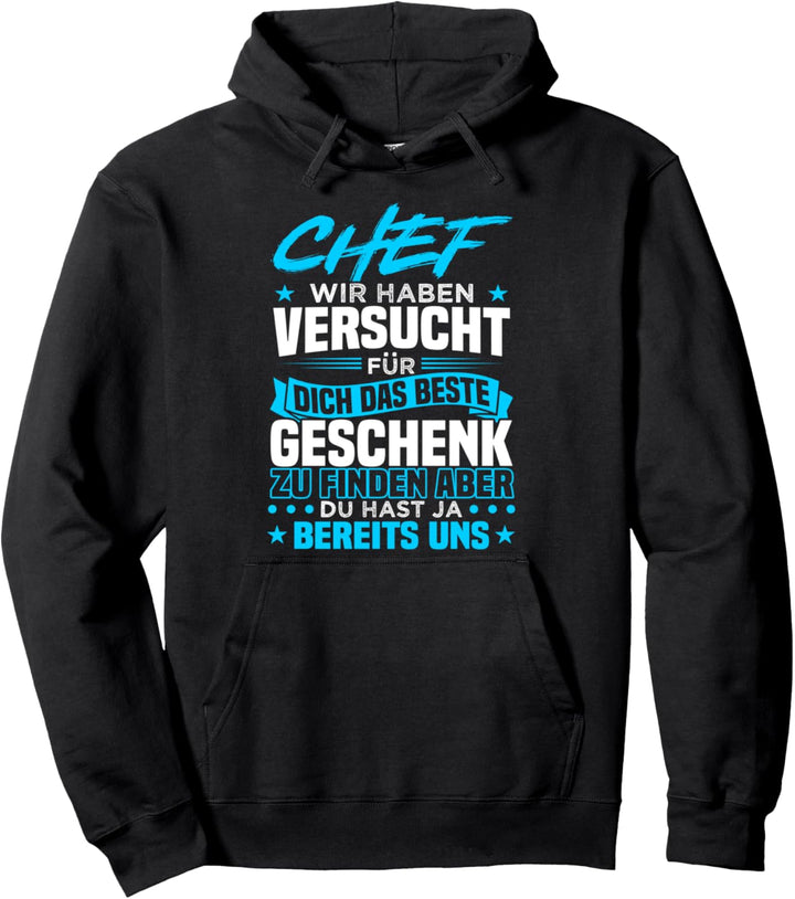 Bester Chef Abschied Geburtstag Mitarbeiter Spruch Lustig Pullover Hoodie