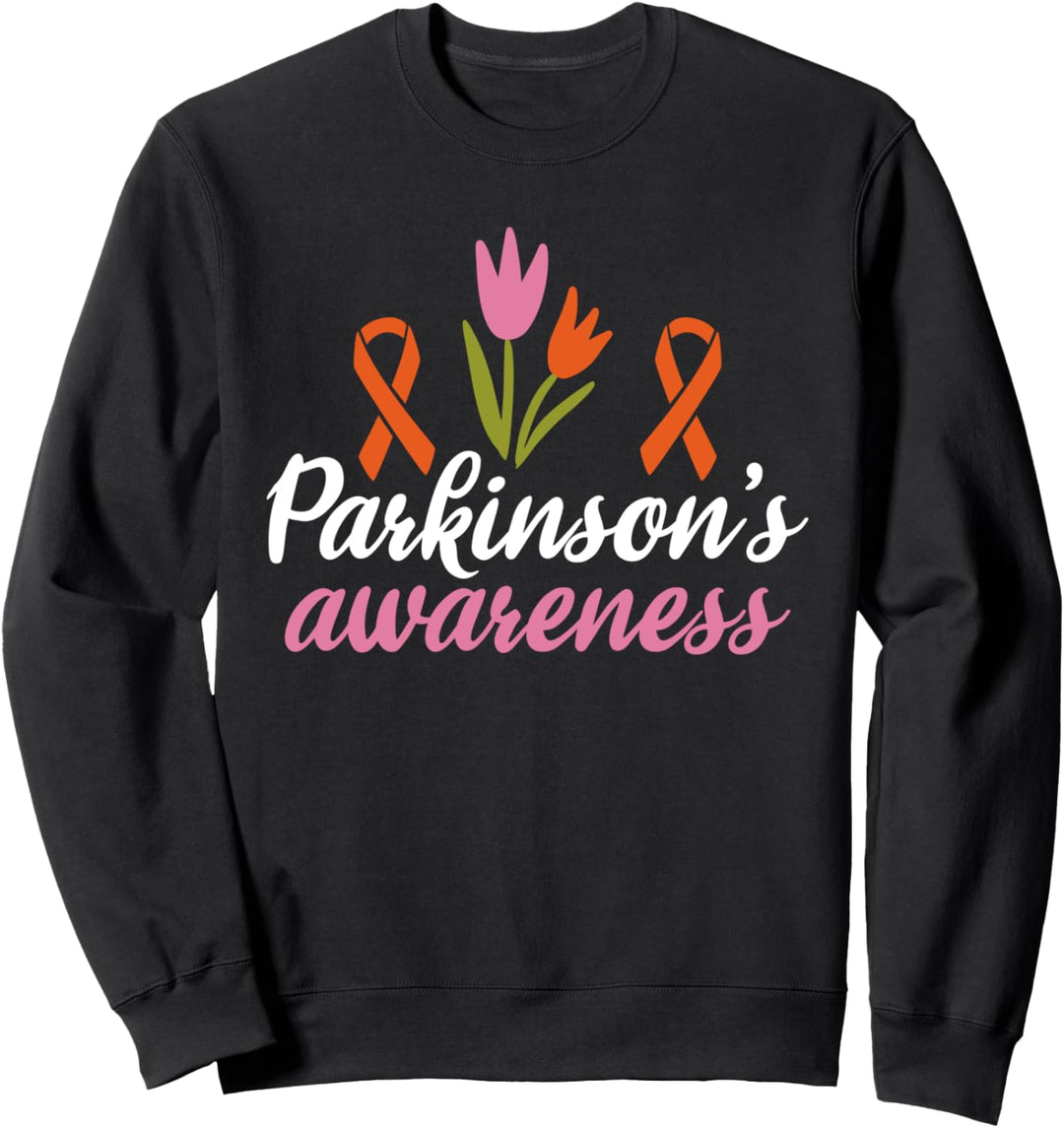 Parkinsons Bewusstseins-Tulpen Sweatshirt