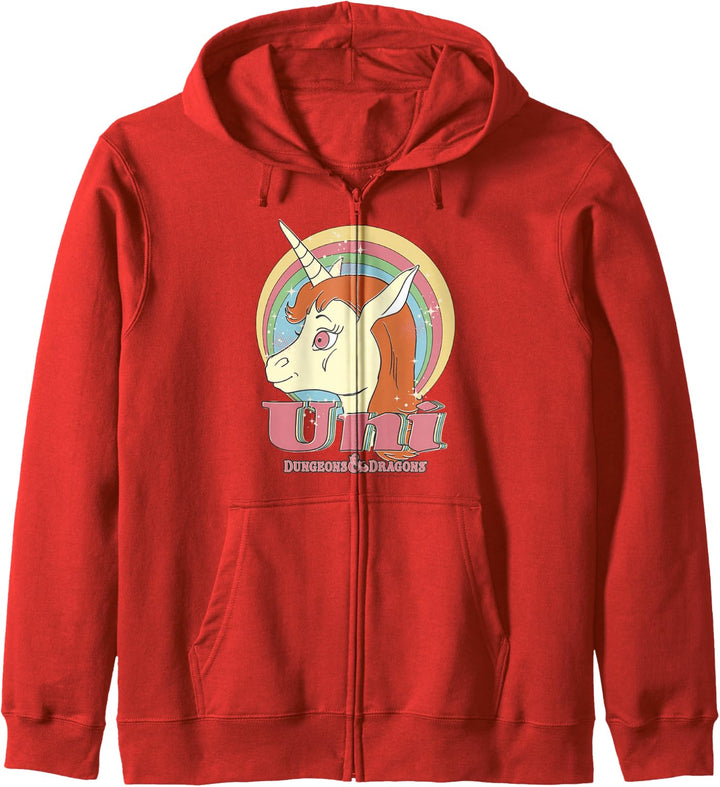 Dungeons &amp; Dragons Uni Rainbow Profile Kapuzenjacke