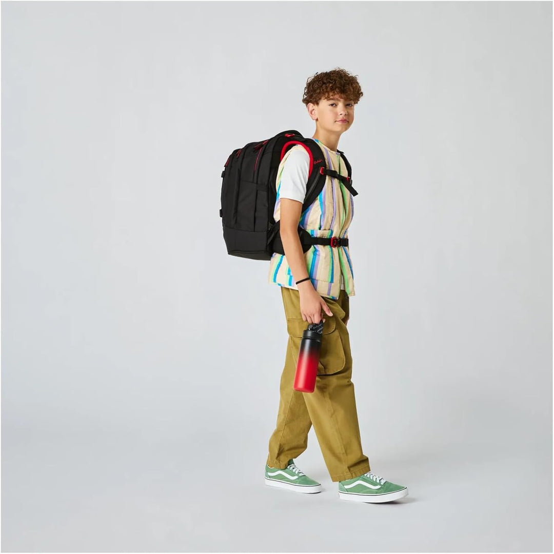 Satch Pack ab 5. Klasse ergonomisch 30L Stauraum standfest Organisationstalent Einheitsgrösse Fire P