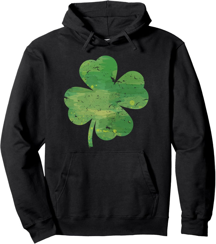 Grünes Kleeblatt I Shamrock I St Patricks Day Pullover Hoodie