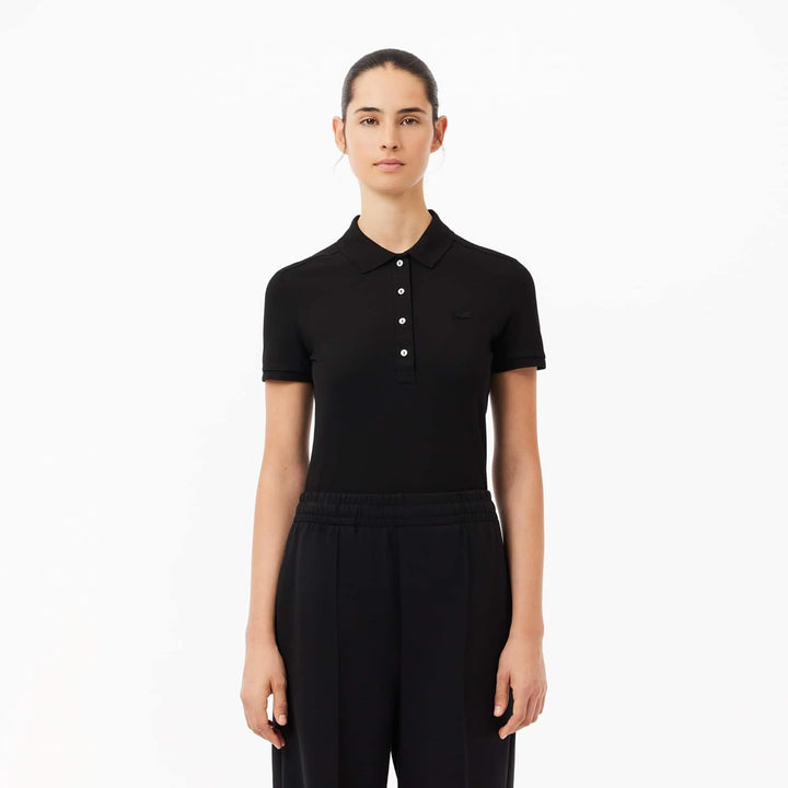 Lacoste Damen PF5462 Poloshirt, Black, 38