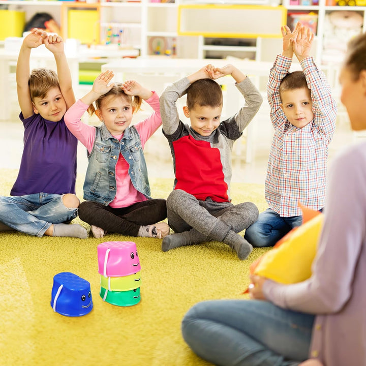 Toyvian 4 Stücke Topfstelzen Kinder Kunststoff Balance Training Sensorisches Training Spiel Kleinkin