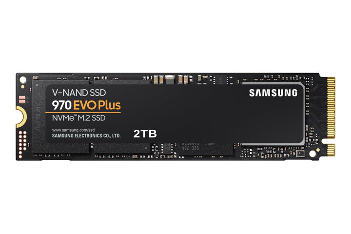 Samsung 970 EVO Plus NVMe M.2 SSD, 2 TB, PCIe 3.0, 3.500 MB/s Lesen, 3.300 MB/s Schreiben, Interne S