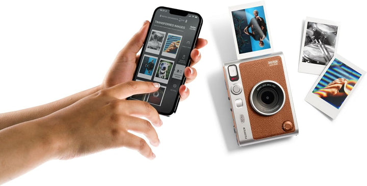 instax mini EVO™ Braun - Type USB-C Braun mini EVO camera, Braun mini EVO camera
