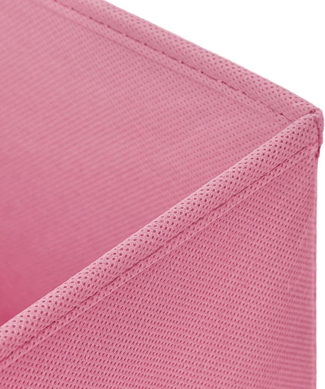 Stick&amp;Shine 4X Aufbewahrungs Korb Rosa Faltbox 33 x 33 x 33 cm Regalkorb faltbar mit Deckel