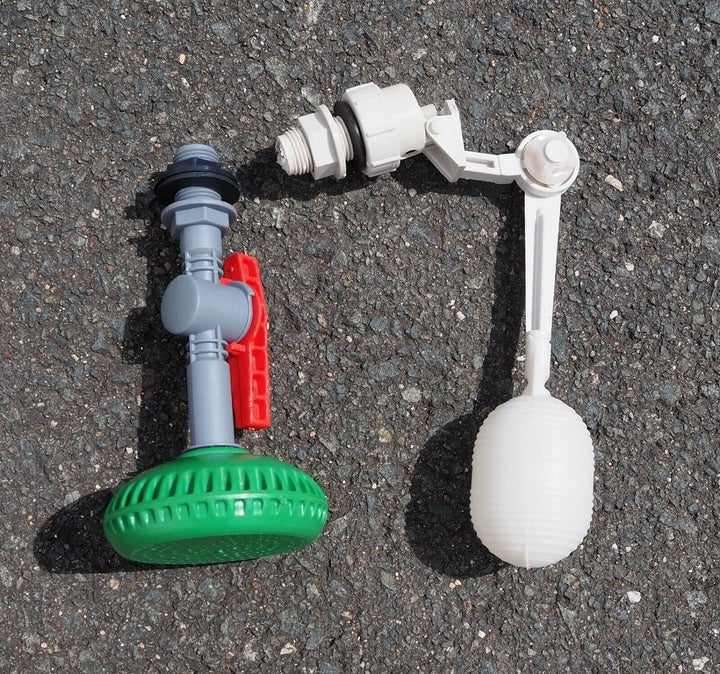 W 160PE Varile 160L Gartendusche, Wassertank inkl. Füllventil & Duschkopf