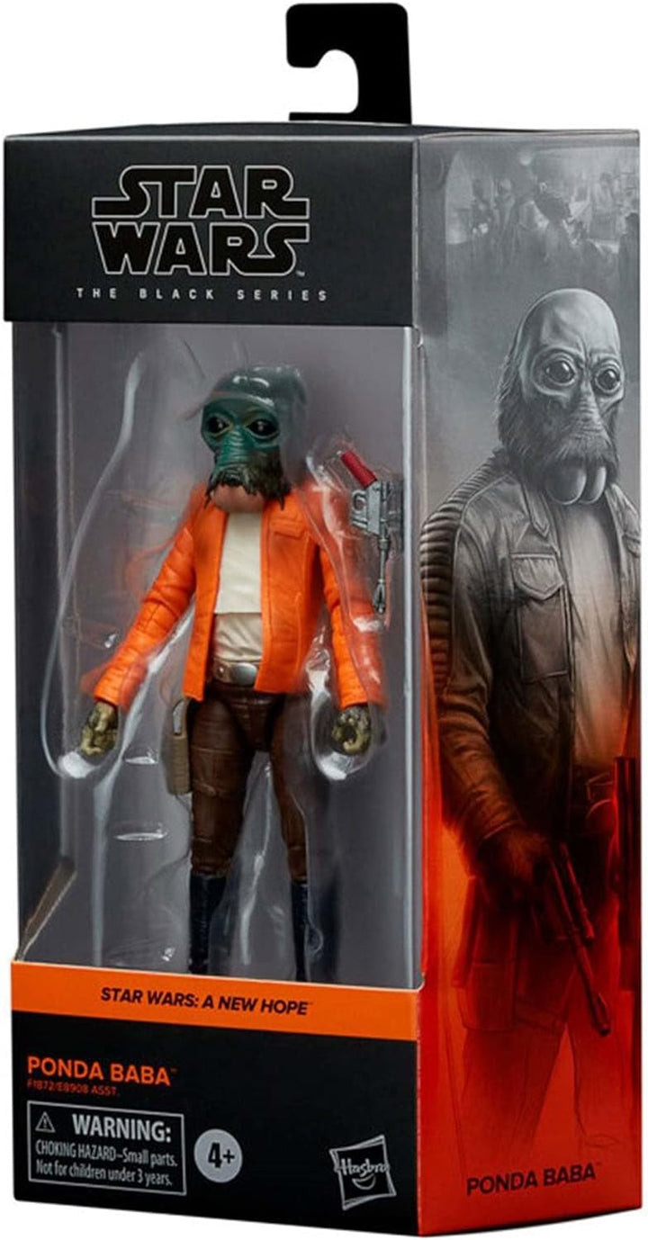 Star Wars The Black Series, Ponda Baba, Sammlerfigur, 15 cm, Eine Neue Hoffnung, Spielzeug für Kinde
