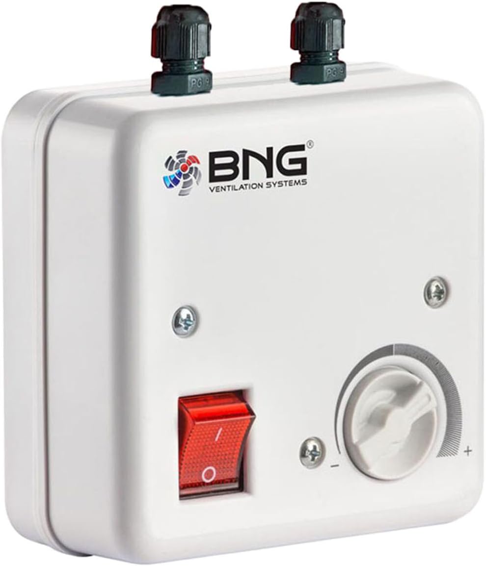 BVN VENTILATION SYSTEMS & ELECTRICAL MOTORS Radialgebläse 2600m3/h 230V FLANSCH + FLEXROHR + REGLER