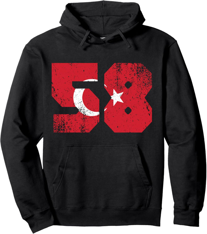 Sivas 58 Memleket Türkei Fahne Geschenkidee Pullover Hoodie