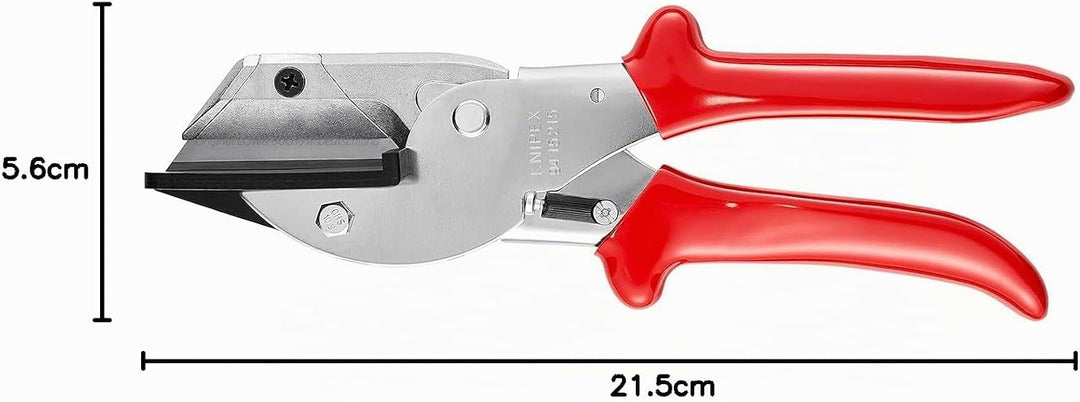 Knipex Schneider für Flachbandkabel verchromt, mit Kunststoff-Hüllen 215 mm 94 15 215