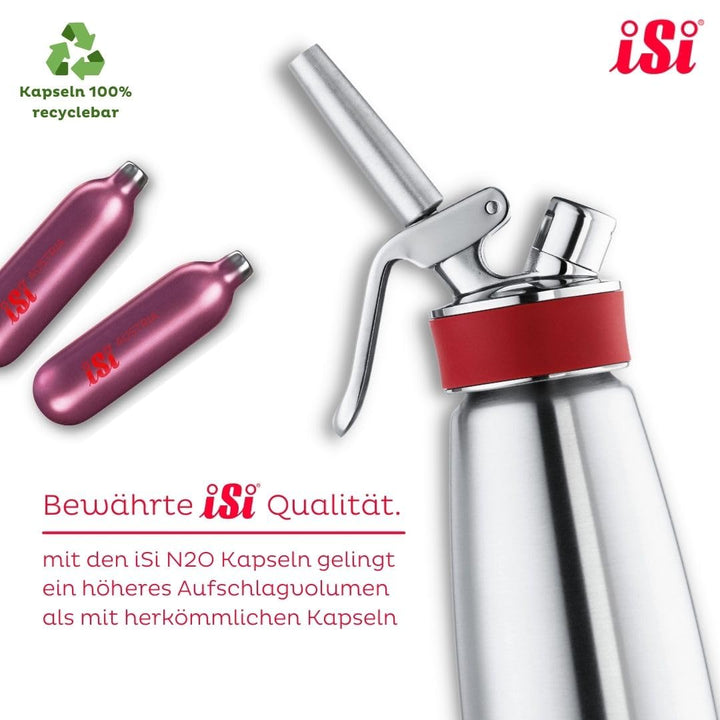 iSi - 2718 Nadeltüllen für Sahnespender - 4er Set Spritztüllen zum Dekorieren, Füllen &amp; Pikieren - s