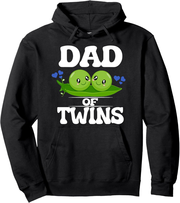 Dad Of Twins Father Pullover Hoodie