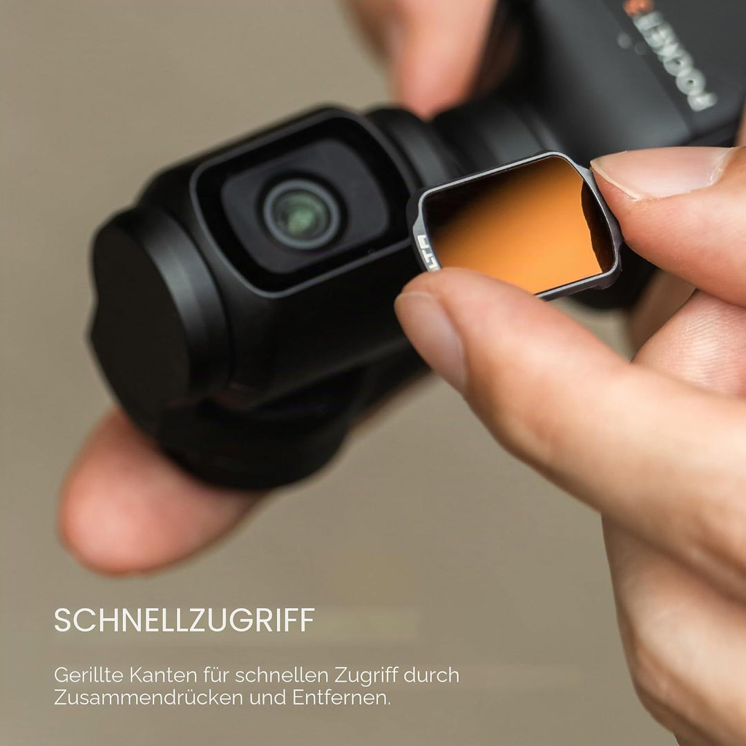 Tilta Pocket 3 Black Mist 1/4 Filter, Magnetischer Schwarzer Diffusionsfilter Kompatibel mit DJI Osm