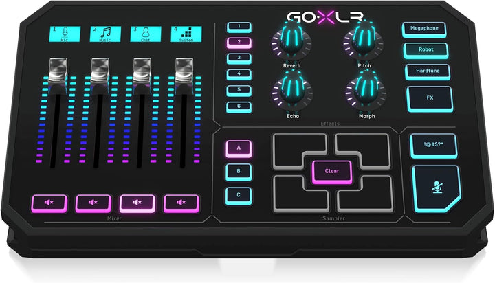 TC Helicon GoXLR Revolutionäre Online-Broadcaster-Plattform mit 4-Kanal-Mischpult & Logitech C920 HD