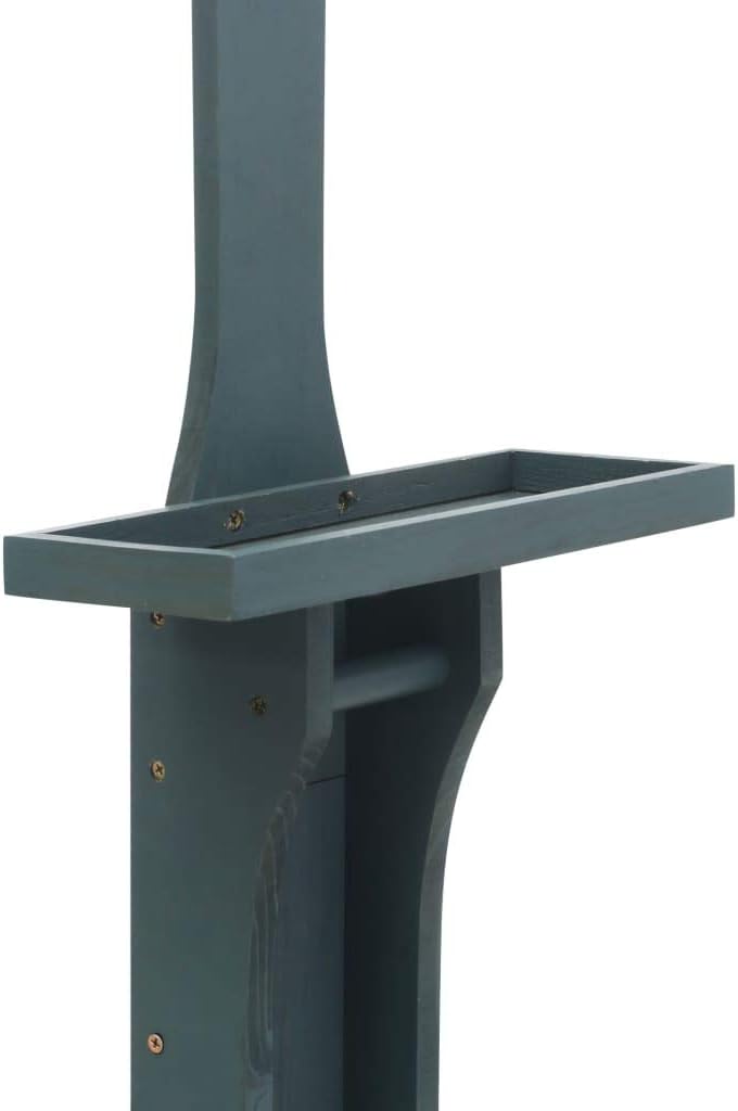 Gartendusche Holz Anthrazit,6.65kg,48208
