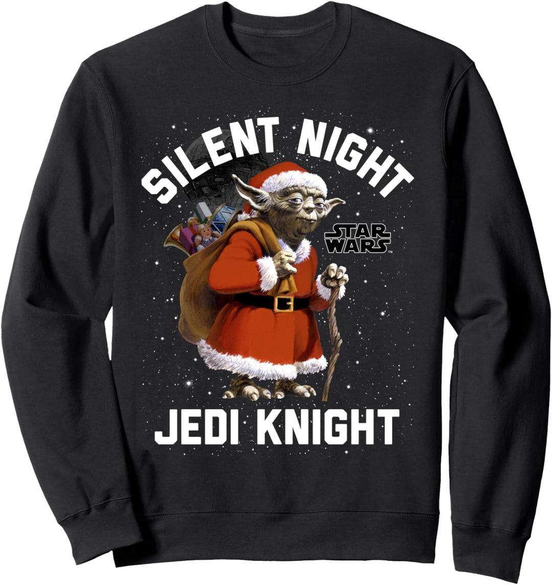 Star Wars Silent Knight Yoda Holiday Sweatshirt