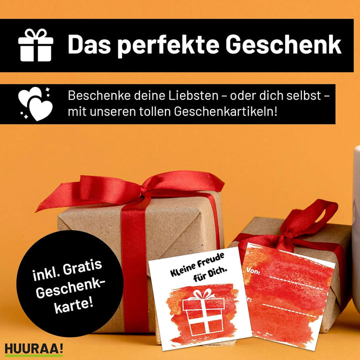 Huuraa Einkaufskorb Oma mit Herz 20 Liter Black faltbarer Tragekorb Geschenkidee