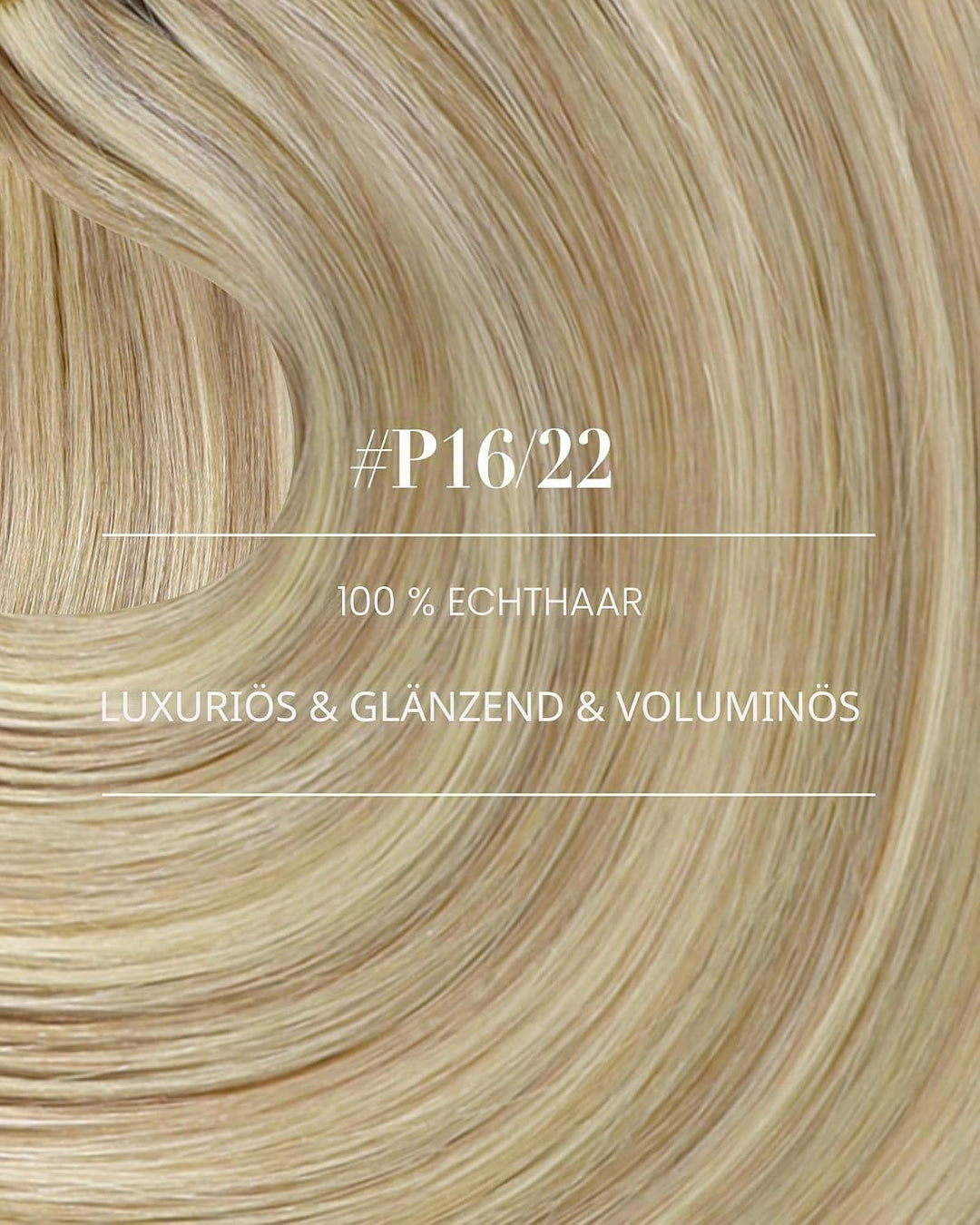 YoungSee Echthaar Extensions Clip Blond,Clip in Extensions-Echthaar Goldblond Highlight Hellblond,Cl