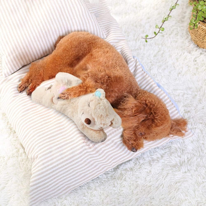 ALL FOR PAWS Kuscheltier für Hunde, Welpenspielzeug Hunde Herzschlag Plüschtier Welpe Verhaltenshilf