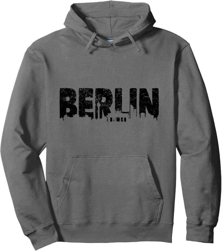Berlin Souvenir Oberteil Skyline Silhouette Kleidung Pullover Hoodie