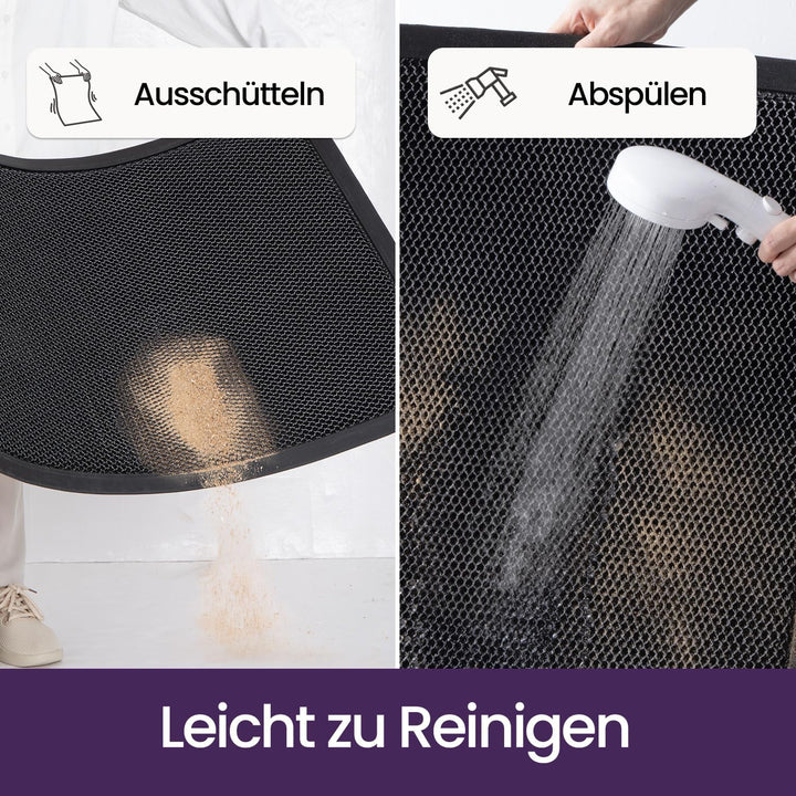 DEXI Fussmatte aussen 60 x 90 cm, extrem rutschfeste Schmutzfangmatte, langlebig Fussabtreter aussen